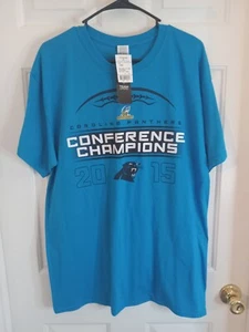 CAROLINA PANTHERS 2015 Conference Champs MENS SZ Large BRAND NEW - Picture 1 of 12
