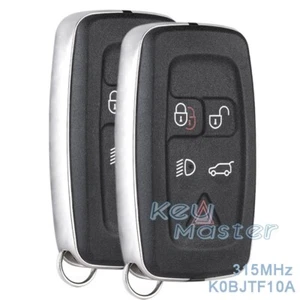2x for Land Rover LR4 Range Rover Evoque Sport Keyless Remote Key Fob K0BJTF10A - Picture 1 of 5