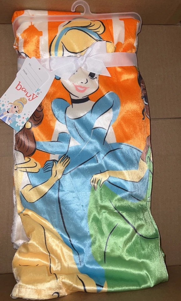 DISNEY PRINCESA HALLOWEEN CALABAZA Manta Bebé NUEVA Foto 1 de 1