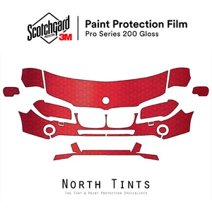 BMW X3 2007-2009 Serie 3M Pro Película de Protección de Pintura Precortada Sujetador Transparente Kit PPF - Imagen 1 de 6
