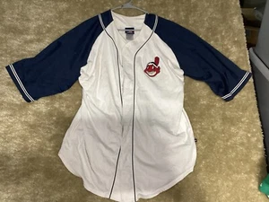 Maglia da baseball vintage Cleveland Indians XL Pro Player Chief Wahoo grande logo - Foto 1 di 3