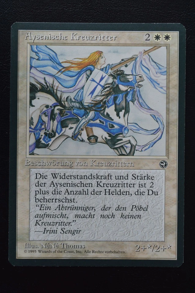 Magic The Gathering MTG AYSEN CRUSADER GERMAN Homelands NM Near Mint - Image 1 of 2