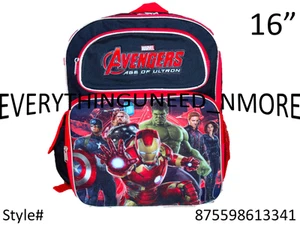 Marvel Avengers Age of Ultron Large School Backpack 16” -3341 - Picture 1 of 1