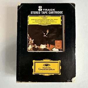 Debussy Three Nocturnes Ravel Daphnis et Chloe Suite Abbado (8-Track Tape) - Picture 1 of 6