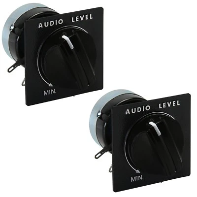 TWO PACK Speaker Volume L-Pad 8-Ohm 15 Watt Monaural Audio Sound Level Controls - Image 1 of 2