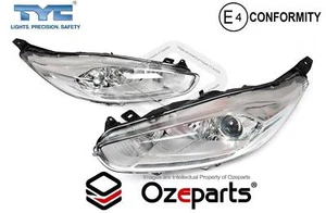 Set Pair LH+RH Head Light Front Lamp Chrome For Ford Fiesta 2013~2017 ST Only - Picture 1 of 5