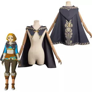 The Legend of Zelda Link Cosplay Kostüm Damen Umhang Halloween Karneval Cape - Bild 1 von 11