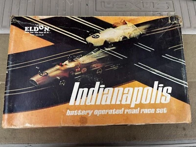 JUEGO ELDON INDIANAPOLIS INDY FORMULA Y LOTUS FORD 9542 RANURA 1:32 USADO EN CAJA Foto 1 de 4