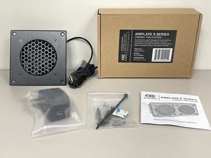 AIRPLATE S1, Quiet Cabinet Fan 4" for Home Theater AV Amplifier Media Cooling - Picture 1 of 7