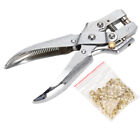 Multi Function Punch Plier 60 Steel Electroplated Eyelet Hole Punching Tool Fst