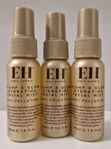 SET OF 3 x EMMA HARDIE PLUMP & GLOW HYDRATING FACIAL MIST 30ml TRAVEL SIZE - Picture 1 of 2