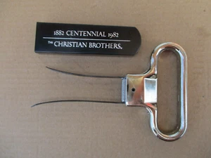 Vintage '82 The Christian Brothers Prong Cork Puller, Butler's Friend, Ah-So - Picture 1 of 9