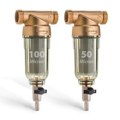 iSpring WSP2PK15 Reusable Whole House Spin Down Sediment Water Filters, 2 Pack - Image 1 of 4