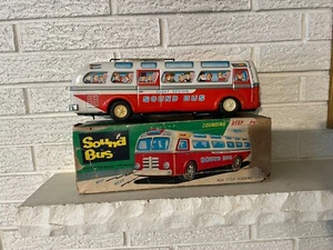 Vintage rare Antique Sound Bus TN Modern Toys Battery Op ex w Box - Picture 1 of 13