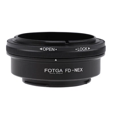 Adaptador FOTGA de EE. UU. para lente Canon FD a Sony E-Mount A7CR A6500 A7CII A9III A7C Foto 1 de 4