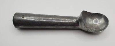 Cuchara de helado retirada vintage mango lleno de líquido aluminio 7" (I4) Foto 1 de 4