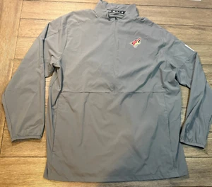 Adidas Arizona Coyotes NHL Full Zip Gray Jacket Windbreaker Size XL - Picture 1 of 6