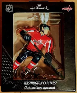 WASHINGTON CAPITALS ORNAMENTO SEGNO DISTINTIVO 2019 NHL HOCKEY NUOVO SIGILLATO ALBERO DI NATALE. - Foto 1 di 3