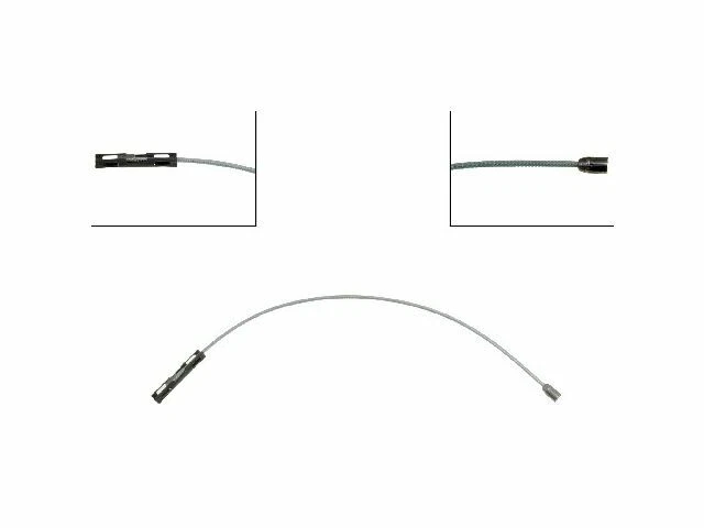 Cable de freno de estacionamiento intermedio para Ford E350 Econoline 1997 1996-1998 F855MF Foto 1 de 1