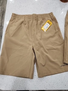 NWT Carhartt Boys' Rugged Flex Camo Work Shorts, Large, Dark Khaki $30 - Picture 1 of 8