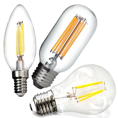 E27 E14 LED-Birne Kerzenglühbirnen Glühlampen Lampen Warm/Neutral 2W 4W 6W 8W - Bild 1 von 3