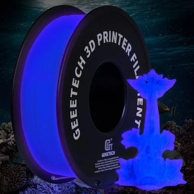 【¡Compre 3 y obtenga 2 gratis!Añada 5】GEEETECH PLA /ABS+/PETG/TPU Filamento de impresora 3D 1 kg EE. UU. Foto 1 de 4
