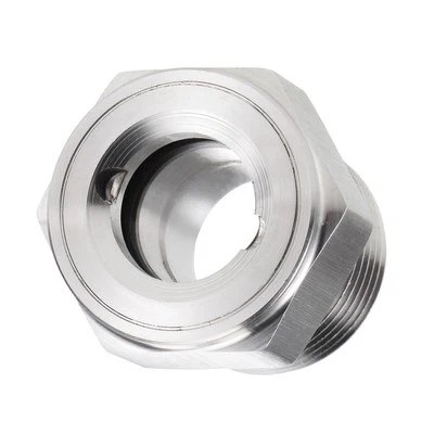 3/8 NPT Male Threaded,Oil Liquid Level Gauge Sight Glass,Air Compressor Fittings - Image 1 of 4