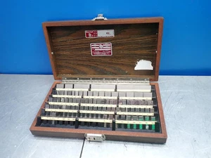L.S. JUEGO BLOQUE MEDIDOR MAESTRO CALIBRACIÓN STARRETT RC81AA 05251750004 - Imagen 1 de 10