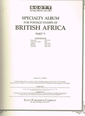 África Británica Vol V en una carpeta Scott Showgard montada - Como nueva en muy buen estado Foto 1 de 4