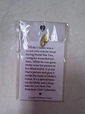 PACOTE DE FOTOS DO PAI MEDALHÃO PRATA BONECA MOLLY COMPANHIA AGRADÁVEL MENINA AMERICANA - Imagem 1 de 3