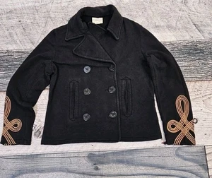 Chaquetón Ralph Lauren Denim & Supply Talla XL Negro Con Botones de Anclaje Náutico - Imagen 1 de 9