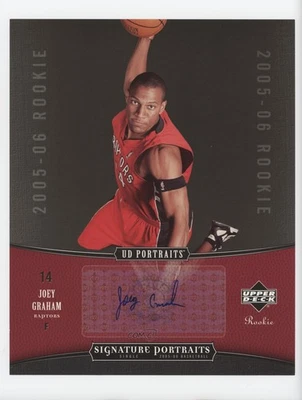 2005 Upper Deck Portraits Signature Variation Joey Graham #SP-JG Rookie Auto RC - Image 1 of 2