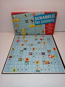 Vintage Scrabble For Juniors (1973) 2 Board Games In 1 - Spears Games - Picture 1 of 7