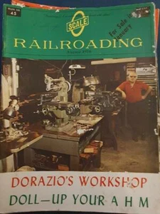 Scale Railroading Magazine Run No: 45 August 1976 Good condition - Foto 1 di 1
