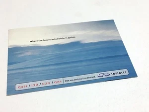 Infiniti G20 I30 2000 2001 QX4 Q45t depliant linea completa - Foto 1 di 1