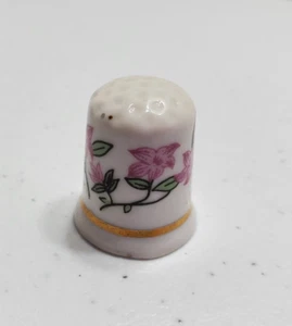 Bellissimo ditale in ceramica floreale - Foto 1 di 6