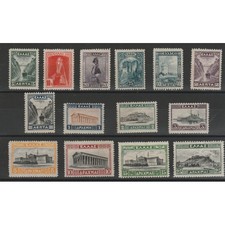 1927 GRECIA GREECE SOGGETTI DIVERSI 14 VAL NUOVI MNH  MF74984