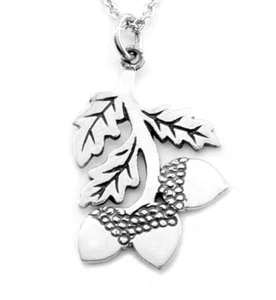 Acorn Tree Branch Necklace #1784 - Picture 1 of 4