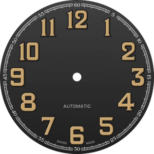 Model 7 ETA 2824-2 automatic movement dial Zifferblatt cadran - Bild 1 von 1