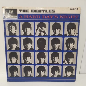 The Beatles - A Hard Days Night 1964 Mono Yellow Parlophone PMC 1230 Vinyl UK - Imagen 1 de 13