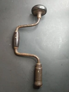 Brace Bit Auger Wood Hand Drill Wood Handles - Picture 1 of 10