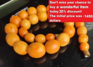 Beautiful amber beads. Natural Amber - Picture 1 of 5