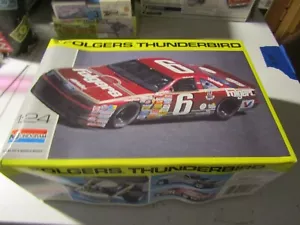 Monogram Folgers Thunderbird Nascar Model Kit Free Shipping Open 2928 - Picture 1 of 7