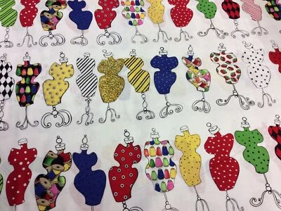 Loralie Harris-1872-Go Figure-pretty Mannequins-100% Cotton