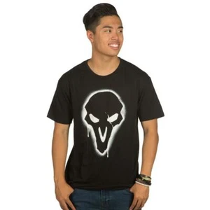 Overwatch Reaper Spray Herren Premium schwarzes T-Shirt - offiziell lizenziert von J!nx - Bild 1 von 2