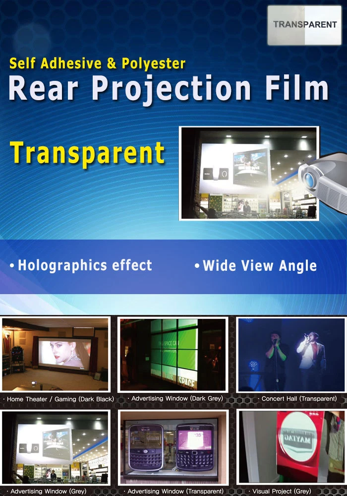 Projector Window Halloween Projector Screen 4x6ft Rear Projection ...