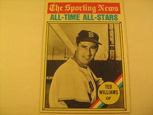 MLB Topps Baseball Card 1976 TED WILLIAMS #347 All-Time All-Stars Great [b5e9] - Picture 1 of 2