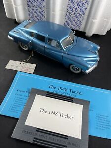 FRANKLIN MINT RARE Blue 1948 HUDSON Tucker Die-cast Car Model