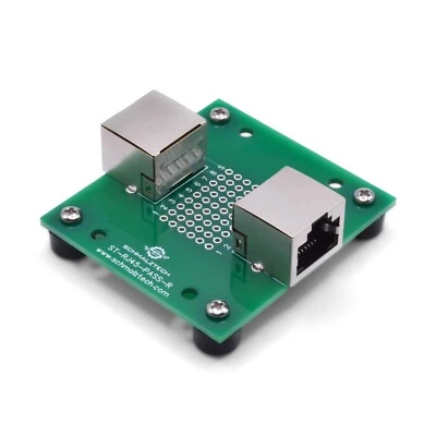 SCHMALZTECH RJ45 8P8C Ethernet Pass-Through Breakout Board Interface ST-RJ45-PASS-R-FT