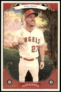 2023 Allen & Ginter Boxloader Cards #BC-1 Mike Trout - Angels